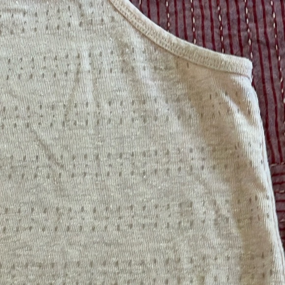 Linen blend light peach tank top by Old Navy Top Sleeveless Style - Picture 4 of 16